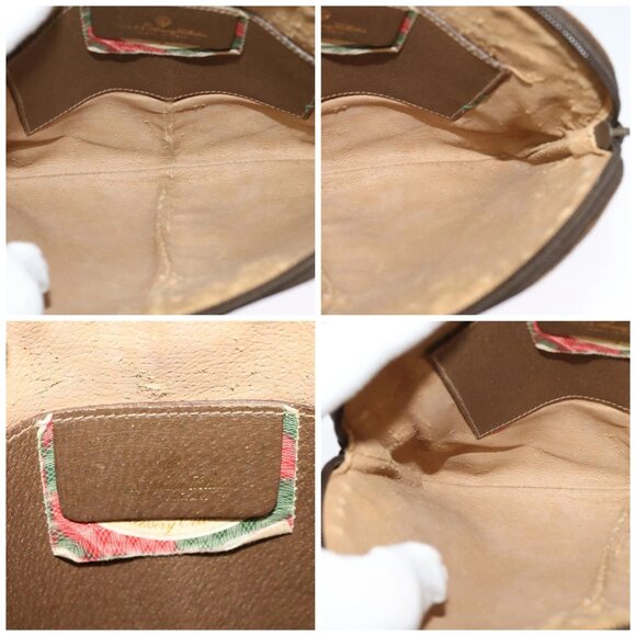 GUCCI GG Supreme Web Sherry Line Shoulder Bag PVC Beige 904 02 047 Auth 128433 - Picture 15 of 16